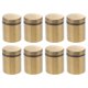thumbnail image 1 of ColoMX Tornillos de repuesto de metal de 8 piezas de metal soportes de letrero de pie de pared tornillos de montaje de vidrio hardwares, 1 of 8