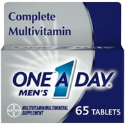 One A Day Men's 50+ Multivitamin Tablets, Multivitamins for Men, 65 Ct