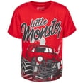 thumbnail image 2 of Funstuff Monster Truck Little Boys T-Shirt and French Terry Shorts Outfit Set Toddler to Little Kid, 2 of 5