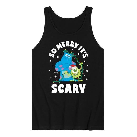 Monsters Inc - So Merry Its Scary - Men's Jersey Tank Top