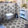 thumbnail image 4 of 10 Sheet Peel and Stick Backsplash Self Adhesive Hexagon Backsplash Tile Peel and Stick Backsplash for Kitchen Wall Self Adhesive Tile Sticker for Bathroom Shower Furniture Camper 4"x8", 4 of 5