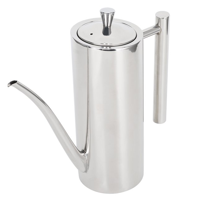 Recipiente De Botella De Salsa De Soja De Acero Inoxidable A Prueba De Polvo, Bote De Aceite, Botella De Aceite, Para Cocina De Restaurante En Casa Cergrey 0.7L
