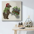 thumbnail image 6 of Bear and Christmas Wheelbarrow- Gallery Wrapped Canvas, 6 of 9