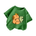 thumbnail image 3 of Zecgelong T-Shirt Décontracté à Manches Courtes pour Garçons et Filles, Col Rond, Imprimé Animal de Dessin Animé, Taille 2-4 Ans, 3 of 3