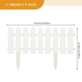 thumbnail image 2 of UPOUART 4 Fences Decorative Plastic Fence White for Yard Decoration, 2 of 8
