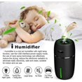 thumbnail image 1 of Mini Cool Mist Humidifier, 200ml Portable Usb Humidifier With 7 Led Colors Light Changing For Baby Bedroom Home Office Desk Car Travel, Auto Shut-off, 1 of 2
