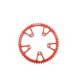 thumbnail image 2 of Vélo de Route Pignon Fixe Rond Résistant à l'Usure Maillon Épaissi Roue de Chaîne Pièces de Réparation Accessoires de Manivelle Rouge 54T, 2 of 7