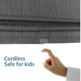 thumbnail image 3 of Everyday Celebration Cordless Room Darkening Roman Window Shades,Pepper 36 x 64 in, 3 of 7