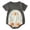 Dark Gray, variant on Otqutp Toddler Outdoor Bodysuits Boys Girls Short Sleeve Cartoon Chicken Prints Romper Jumpsuit Clothes 0 to 24 Months