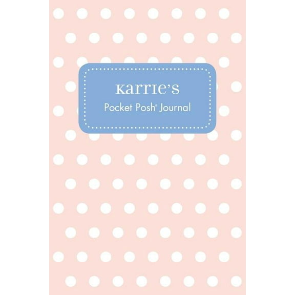 Karrie's Pocket Posh Journal, Polka Dot, (Paperback)