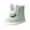 Green, variant on Women’s Cartoon Rabbit Slippers - Solid Color Warm Flat Short Cotton Boots for Women, Cute Bedroom Comfy House Shoes