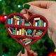 thumbnail image 5 of Adorno Acrílico Para Colgar En Forma De Estantería Con Corazones Para Los Amantes De Los Libros, 5 of 5