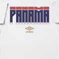 thumbnail image 2 of Umbro Men's Panama Stacked Soccer T Shirt (White, S-XXXL), 2 of 4