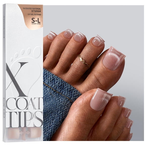 Puntas para uñas de los pies BtartBoxNails XCOATTIPS Square Cat Eye 150 unidades