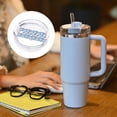 thumbnail image 6 of Kdxio Icy Blue Snowflakes Name Plate Compatible Stanley Cups Name Tag Acrylic Nameplate Tumbler Lid Topper for Cup Accessories, 6 of 9