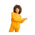thumbnail image 2 of Champion Reverse Weave Crewneck Womens Active Sweatshirts Size XL, Color: Orange/Orange, 2 of 2