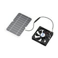thumbnail image 1 of 6W 5V Solar Panel with Fan Ventilator Chicken Coops Solar Fan Solar Cell for Dog, 1 of 8