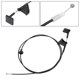 thumbnail image 4 of Cable Liberación Capó Motor Delantero Negro Plástico Metal para Coche para 01-05 para Honda Civic, 4 of 6