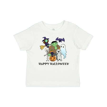 

Inktastic Happy Halloween Cute Trick or Treat Monsters Gift Baby Boy or Baby Girl T-Shirt