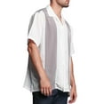 thumbnail image 3 of G-Style USA Men's Two Tone Retro Button Down Bowling Shirts, 3 of 6