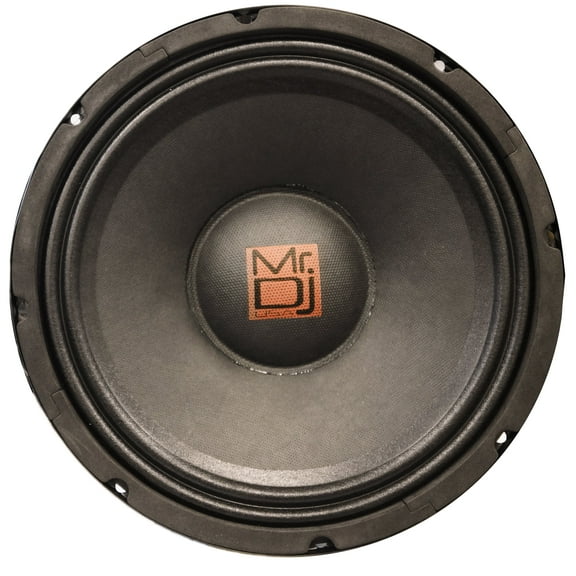 MR DJ PRODW1000 Subwoofer Black 1000 Watt 10" PRO PA DJ Home Audio Raw Speaker 8 ohm Woofer