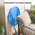 thumbnail image 5 of Emorefun Foldable Patio Set, 3 Piece Small Bistro Set with Round Table for Outdoor & Indoor, Blue, 5 of 7