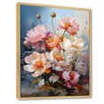 thumbnail image 2 of Designart "Blooming Peonies In Pink And White Elegance II" Peonies Floater Framed Canvas Art Print, 2 of 5