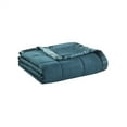thumbnail image 3 of Madison Park Windom King Microfiber Down Alternative Stain Resistant Blanket - Teal, 3 of 5