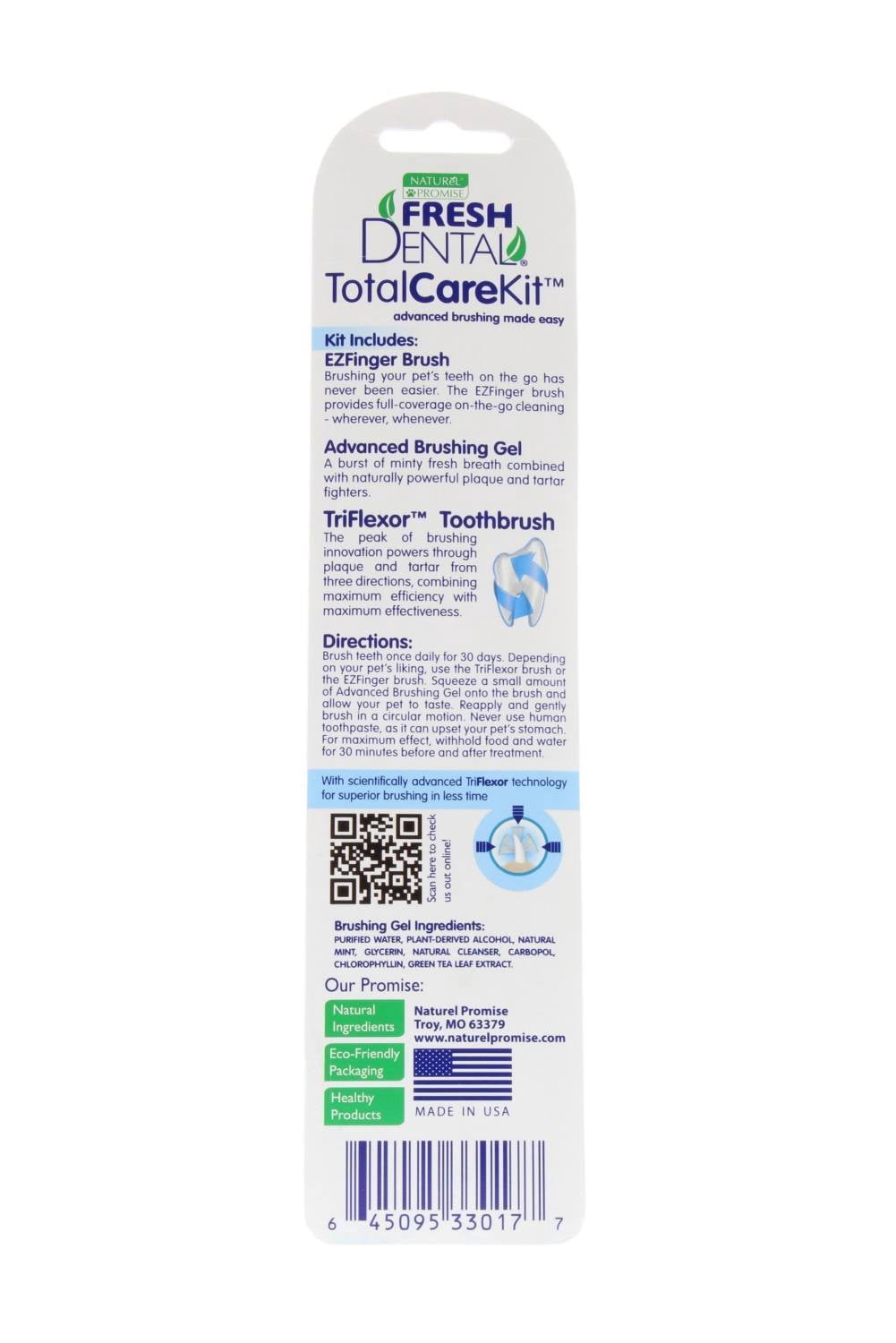 naturel promise fresh dental clean teeth gel for cats and dogs 118ml