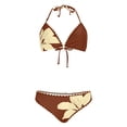 thumbnail image 2 of qucoqpe Bikini Sets for Women Two-piece Bathing Suit Summer Fashion Casual Floral Print Swimsuit, 2 of 8
