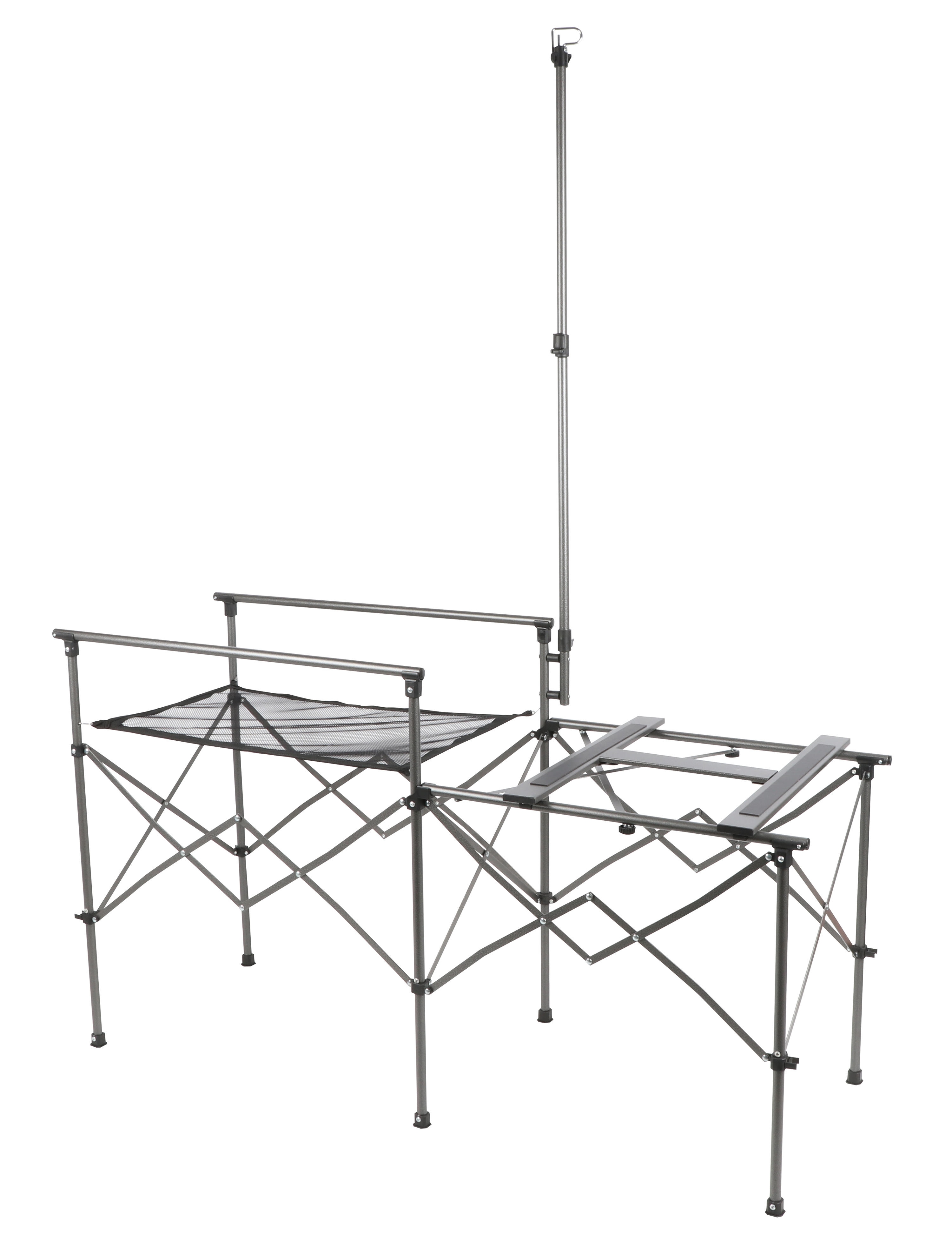 Ozark Trail Camping Table, Silver, 56"L x 21"W x 72"H - image 4 of 16
