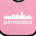 thumbnail image 4 of Inktastic San Francisco California Skyline CA Cities Boys or Girls Baby Bib, 4 of 4