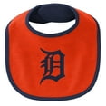 thumbnail image 3 of Newborn & Infant Navy Detroit Tigers Little Champ Three-Pack Bodysuit Bib & Booties Set, 3 of 4