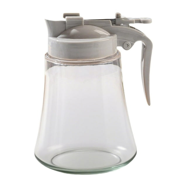 Botella dispensadora, botella de vinagre, recipiente multiusos para aceite, práctico para la cocina. Gris