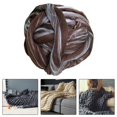 thumbnail image 2 of Hilo de lana grueso, hilo grueso para mechas, hilo gigante, hilo jumbo para tejer suave. chocolate, 2 of 5