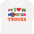 thumbnail image 4 of Inktastic I Love Trucks Boys or Girls Long Sleeve Toddler T-Shirt, 4 of 5