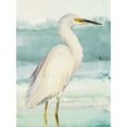 thumbnail image 2 of Loreth, Lanie 15x18 Gold Ornate Wood Framed with Double Matting Museum Art Print Titled - Heron on Seaglass II, 2 of 4