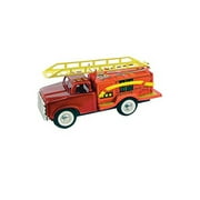 6" Vibrant Unique Collectible Tin Toy Fire Truck Figure