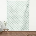 thumbnail image 4 of Cartoon Fabric by the Yard, Monochrome Rocking Unicorn Chairs Bubbles Shower Pony, Upholstery Fabric for Dining Chairs Home Decor Accents, Almond Green White by Ambesonne, 4 of 5
