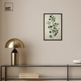 thumbnail image 3 of Eucalyptus Embroidery Minimalistic Botanical Art Prints Canvas Wall Art by Art Remedy, Black Floater Frame, 10"x15", 3 of 7