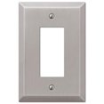 thumbnail image 1 of Colester Plaque de Commutateur Mural en Nickel Satiné Brossé Couvercle de Sortie Toggle Rocker GFI RockerSingle, 1 of 1