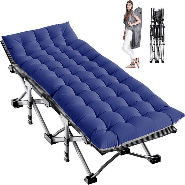 MOPHOTO Portable Folding Bed for Adults, Folding Camping Cot, Rollaway