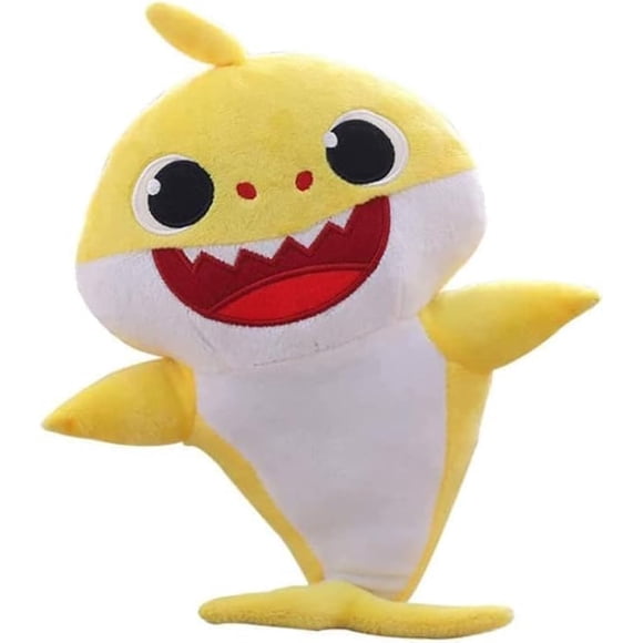Baby Cute Plush Toy Shark Plush Toy,Shark Figures Plush,Shark Plush Doll Plush Gifts (Yellow)