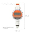 thumbnail image 3 of CNKOO Garden Water Timer Digital Programmable Controller Automatic Mannual 1PC Tap Hose Sprinkler Outdoor Irrigation Timing for System  Must Have Household Items, 3 of 9