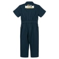 thumbnail image 2 of Monster Jam Little Boys' Short Sleeve Mechanic Cosplay Coverall Dark Grey Monster Trucks, 2 of 4