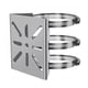 thumbnail image 2 of Soporte de montaje en pared para cámara,Soporte universal de poste vertical para cámara de seguridad,Soporte universal de montaje en pared con 3 presillas,Adaptador de montaje en poste, 2 of 8