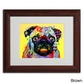 thumbnail image 2 of Trademark Fine Art "Pug" Canvas Art by Dean Russo, Black Frame, 2 of 5