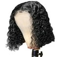 thumbnail image 6 of Human Hair Wig European And American Short Curly Hair African Small Curly Head Fiber Head Cover Headband Wigs, 6 of 7
