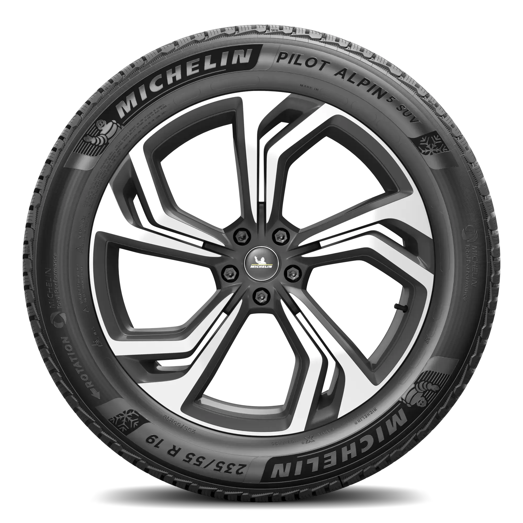 Michelin Pilot Alpin 5 SUV ZP (Runflat) 245/50R19XL 105V Light Truck & SUV Tire