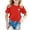 Red, variant on shoper Toddler Shirts Girls 2t Round Neck Short Sleeve Fashion Casual Tee Shirt Baby Girl Summer Clothes